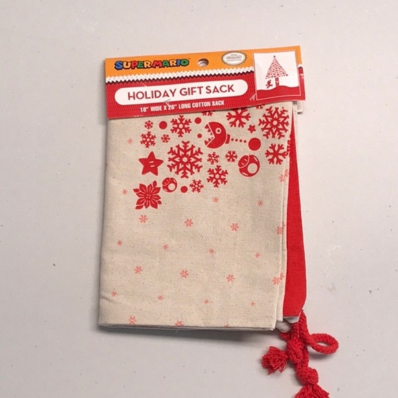 New Super Mario Holiday Gift Sack - Picture 2 of 5